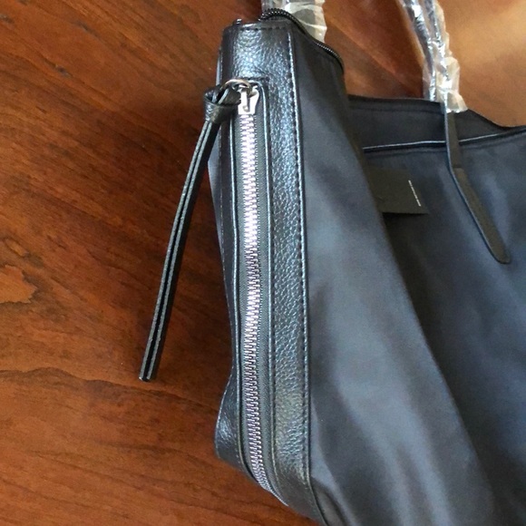 Botkier Black Vinyl Tote Bag - Picture 3 of 4